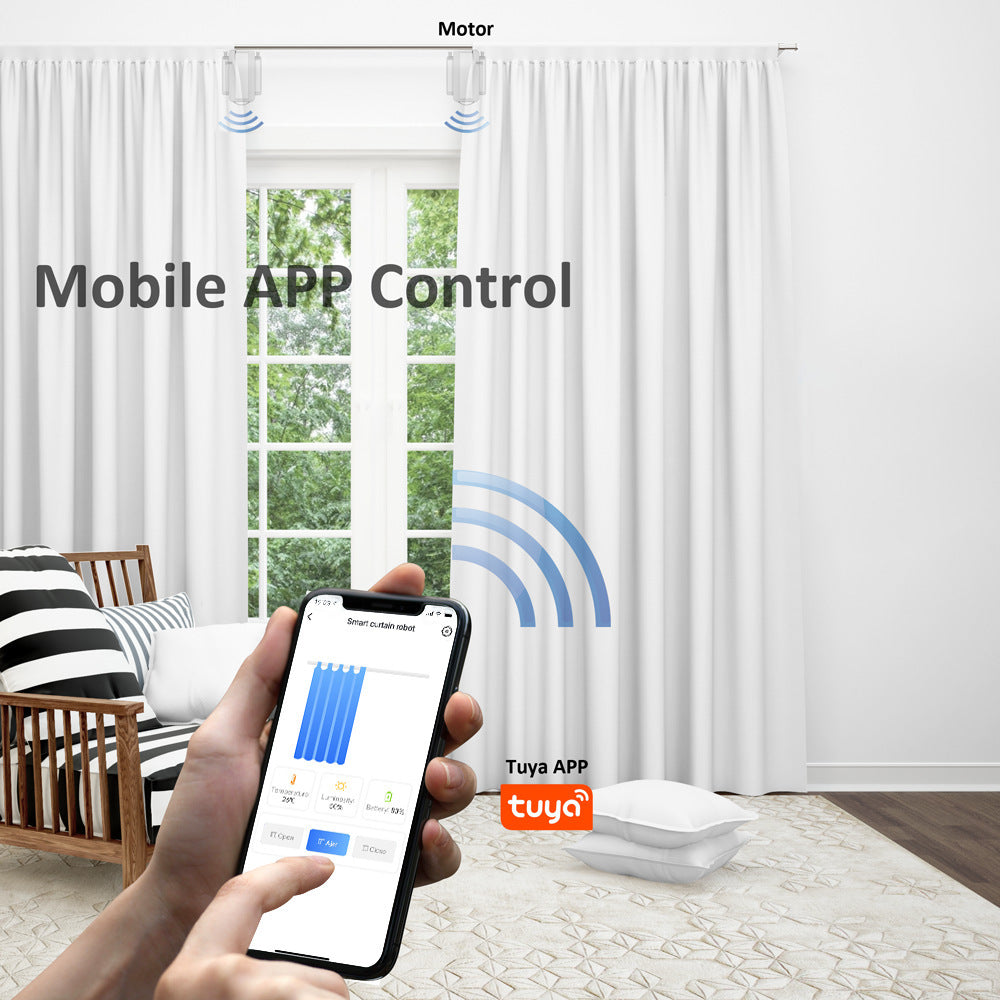 Cortinas automáticas Bluetooth