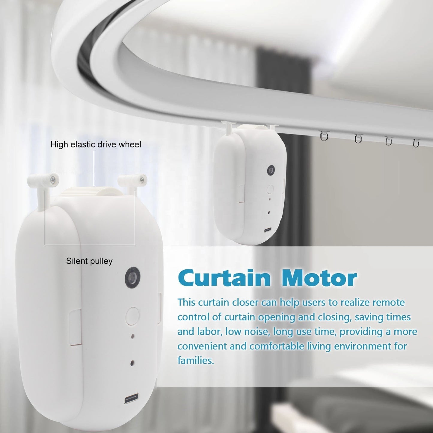 Cortinas automáticas Bluetooth